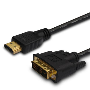 Savio CL-139 HDMI - DVI-A (18+1) kábel 1.8m