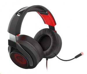 natec Genesis Radon 610 Gamer mikrofonos fejhallgató, 7.1, fekete-piros (NSG-1454)