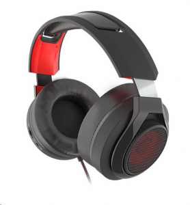 natec Genesis Radon 610 Gamer mikrofonos fejhallgató, 7.1, fekete-piros (NSG-1454)