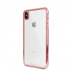 Mercury R2IPXRG iPhone X TPU tok fém hatású kerettel Rose Gold