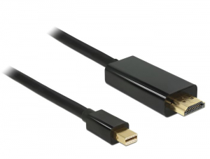 Delock 83698 mini Displayport -> HDMI kábel 1m fekete