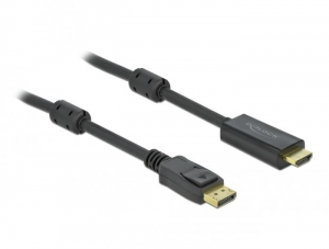 Delock DL85955 Displayport apa -> HDMI apa akt&iacute;v k&aacute;bel 1m