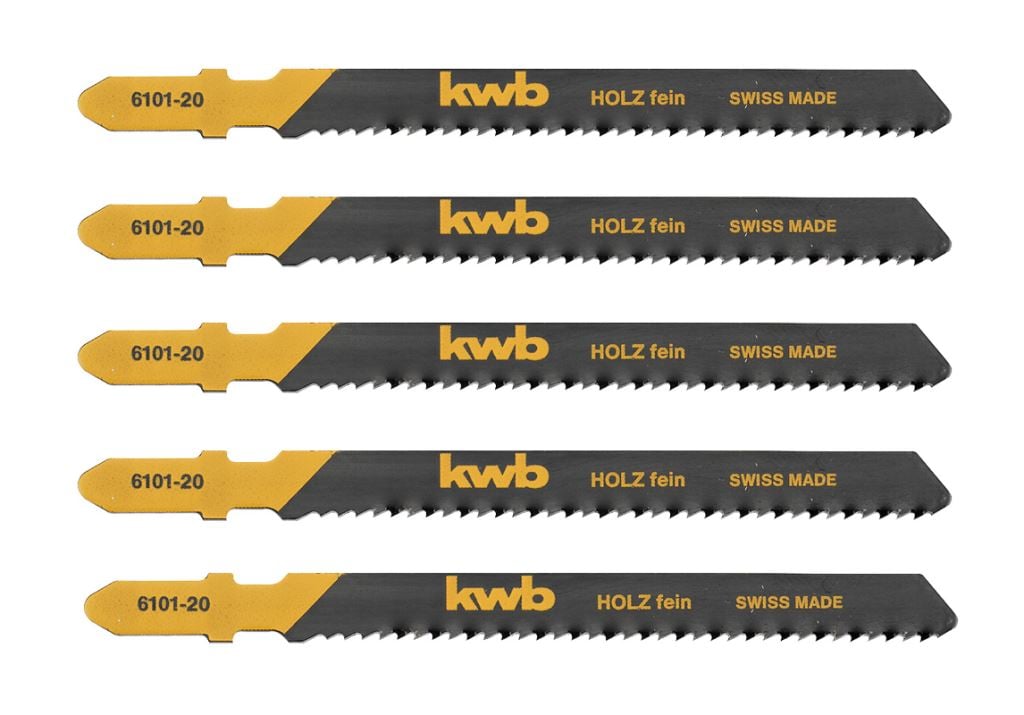 KWB PROFI HCS JIGSAW BLADE szúrófűrészlap fog távolság:3.0 100/75mm (5db) (49610225)