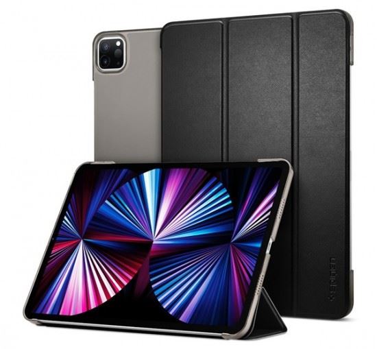Spigen Smart Fold Apple iPad Pro 11" (2021) oldalra nyíló tok, fekete (ACS02887)