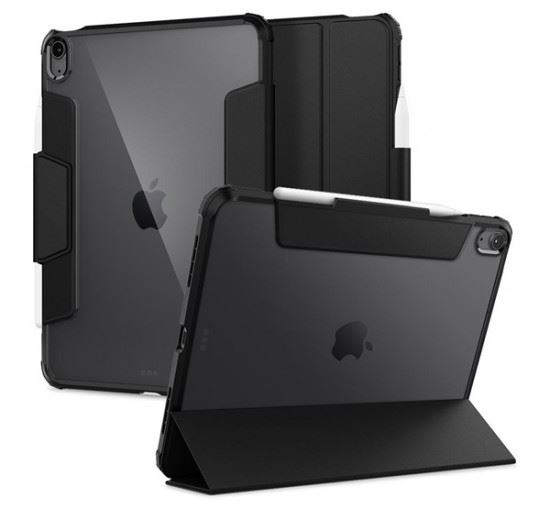 Spigen Ultra Hybrid Pro Apple iPad Air 4 (2020) oldalra nyíló tok, fekete (ACS02697)