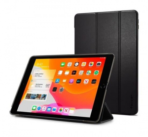 Spigen Smart Fold Apple iPad 10.2" oldalra nyíló tok, fekete (ACS00373)