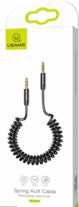 Usams SJ256YP01 AUX kábel 3.5mm jack csatlakozóval 120cm fekete (1337677)