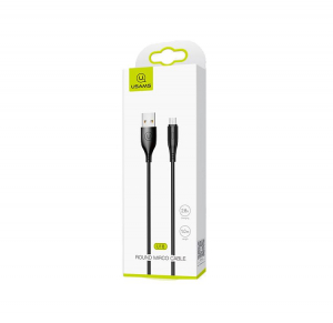 Usams SJ268USB01 Micro USB k&aacute;bel fekete (1299142)