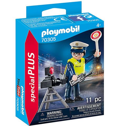 Playmobil: Special Plus - Rendőr sebességmérővel (70305)