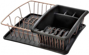 Metaltex MX325826 Aquatex edényszárító antracit-réz színű