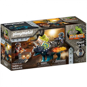 Playmobil Dino Rise - Triceratops Zendülés a Legenda Köveinél (70627P)