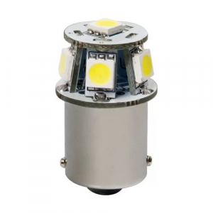 Lampa SMD 6 LED, 12V BA15S, fehér (0157933)