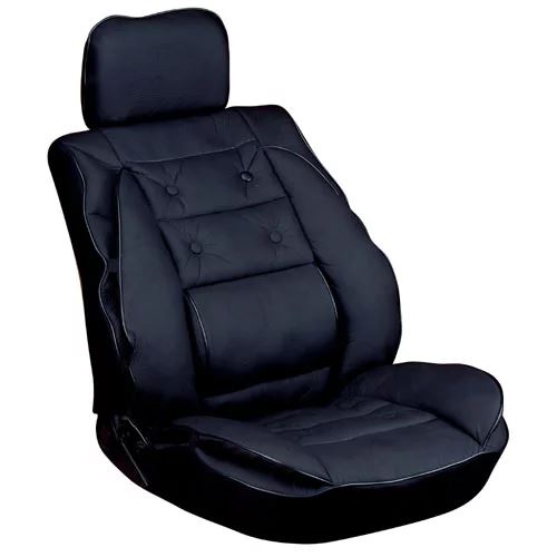 Carpoint bőrhatású ülésvédő, univerzális, fekete színű (370323273)
