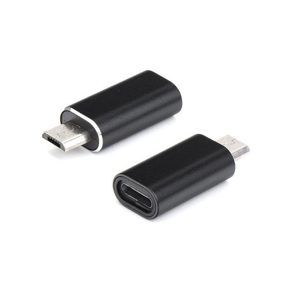 Haffner Lightning - micro USB adapter fekete (PT-5715)