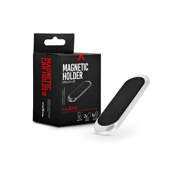 Maxlife TF-0075 univerzális műszerfalra helyezhető mágneses autós telefontartó fekete