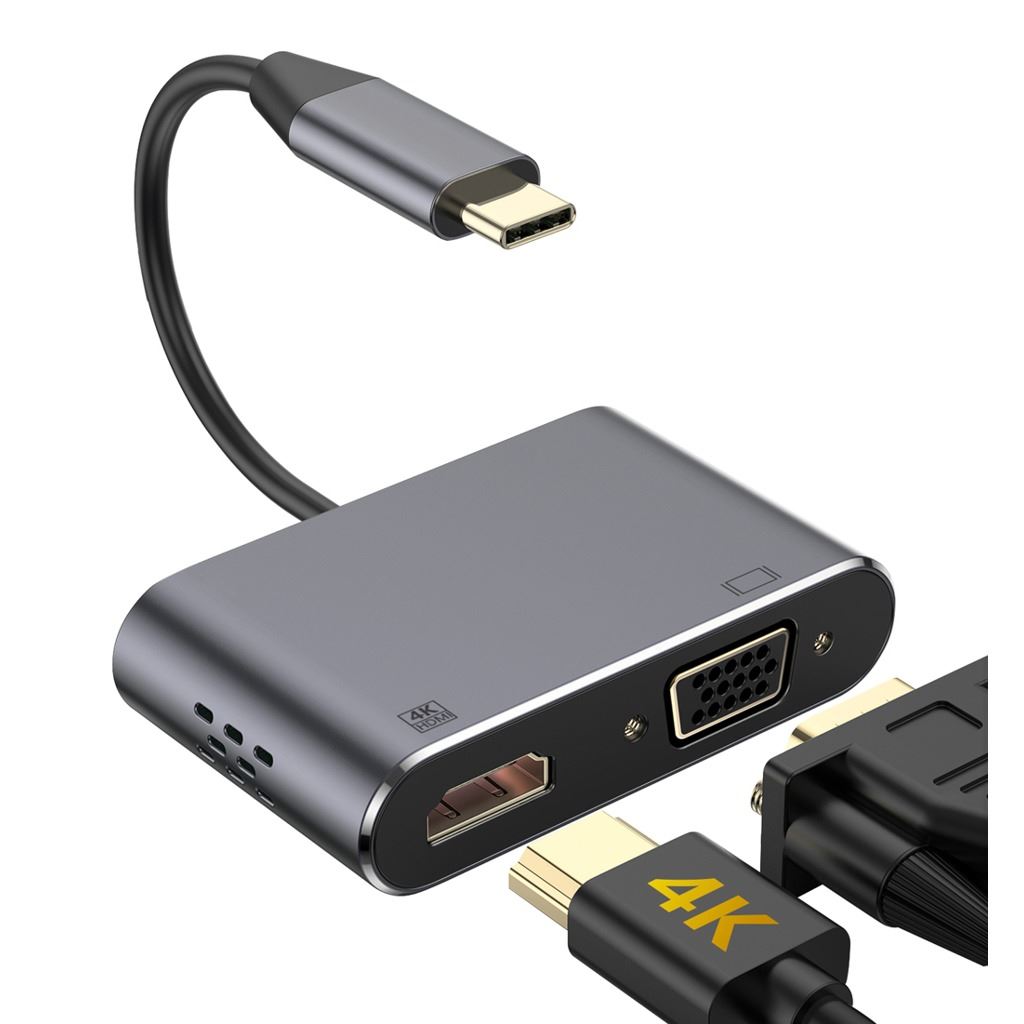 Platinet Type-C --> HDMI/VGA adapter (PMMA9832)