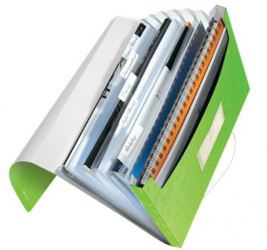 Leitz WOW harmonika irattartó zöld (45890054)