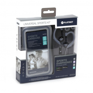 Platinet Headset 3.5mm Jack Kimenettel, Karpánttal Szürke (42929)