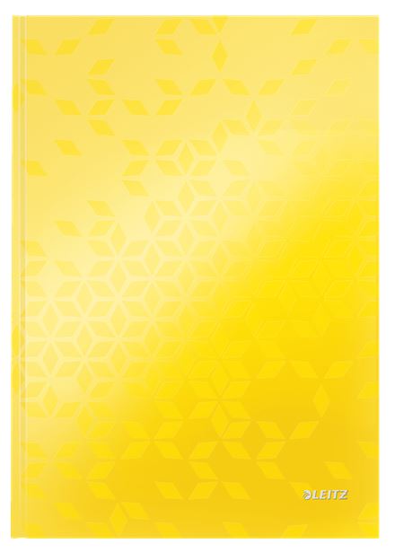 Leitz WOW beírókönyv A4 vonalas, sárga (46251016)