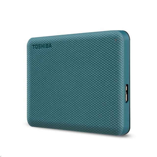 1TB Toshiba 2.5" Canvio Advance külső winchester zöld (HDTCA10EG3AA)