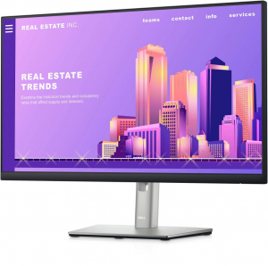 24" DELL P2422H LCD monitor ezüst-fekete
