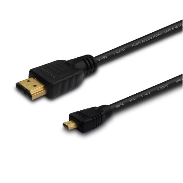 Savio CL-39 HDMI - Micro HDMI kábel 1m