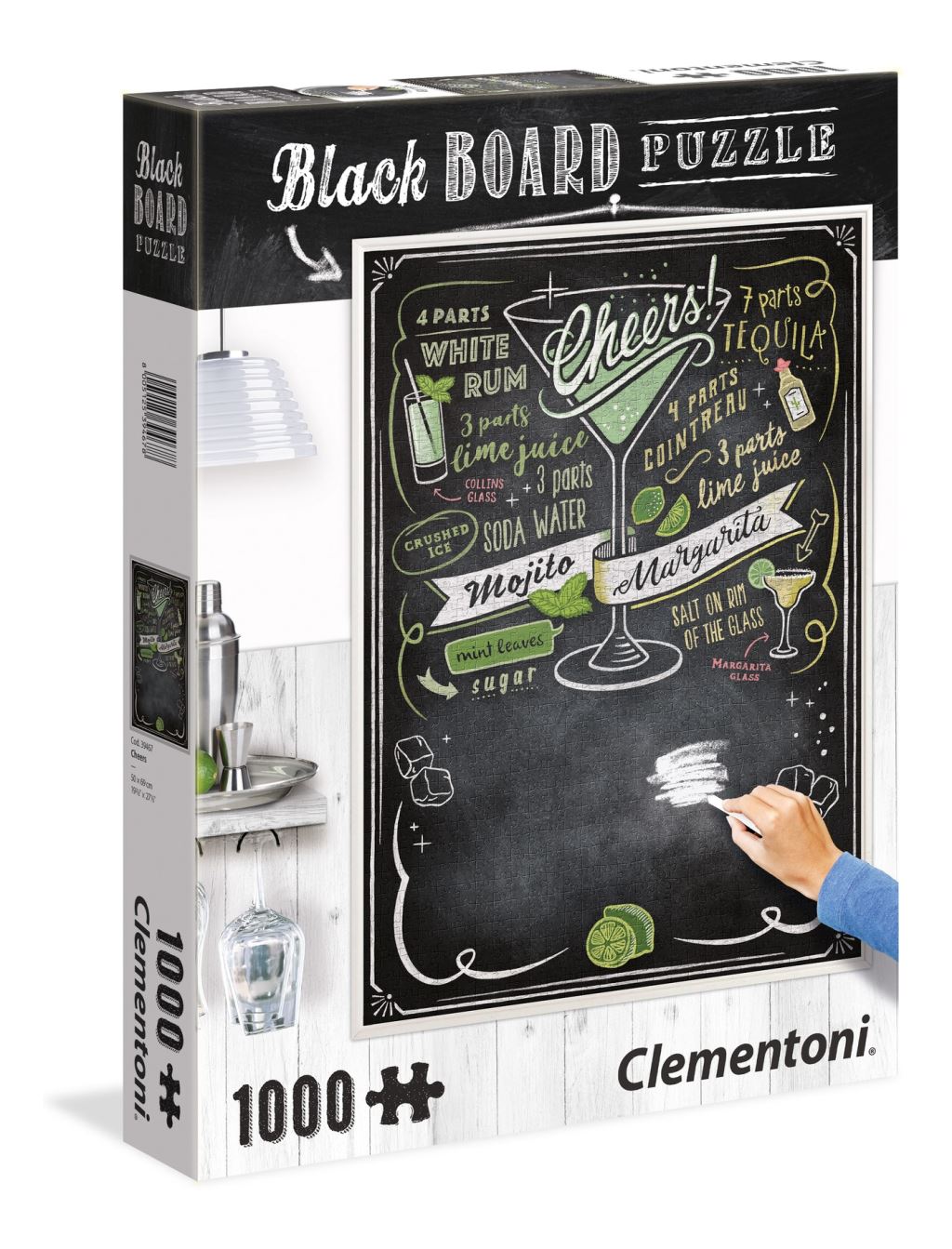 Clementoni Blackboard Cheers 1000db-os puzzle (39467)