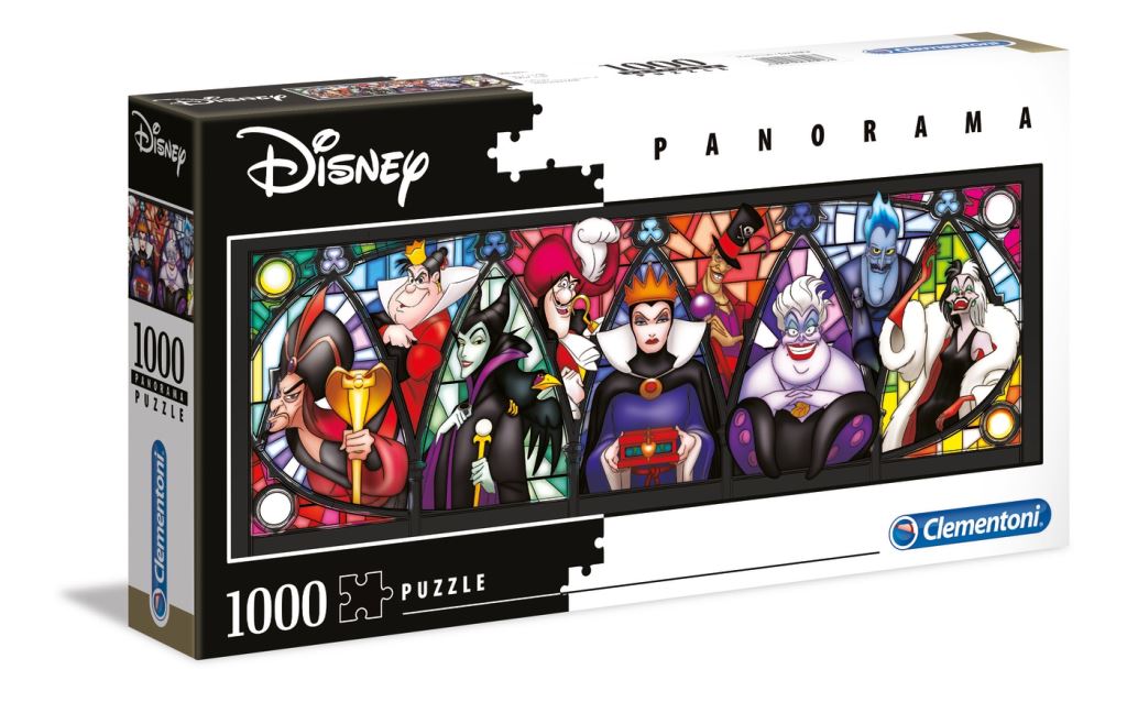 Clementoni Disney Főgonoszok 1000db-os panoráma puzzle (39516)