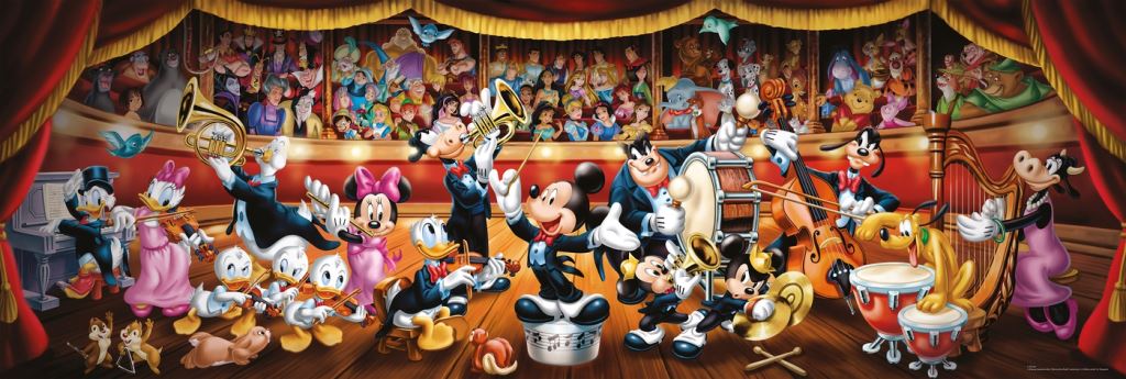 Clementoni Disney koncertterem HQC 1000db-os panoráma puzzle (39445)