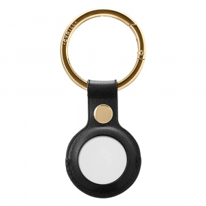 Spigen Cyrill Basic Leather Apple AirTag tok fekete (AMP01836)
