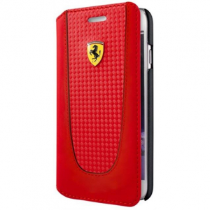 Ferrari SF Pit Stop iPhone 7 Plus flip tok piros (FEPIFLBKP7LRE)