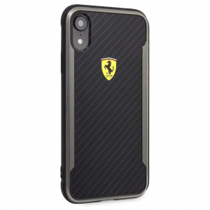 Ferrari SF Racing Shield iPhone XR tok fekete (FESPCHCI61CBBK)