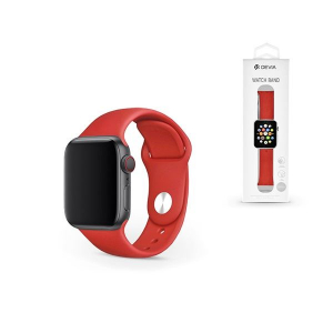 Devia ST324970 iWatch karpánt 44mm piros