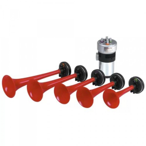 Carpoint  5 tónusú kürt, 12V-os piros (370524706)