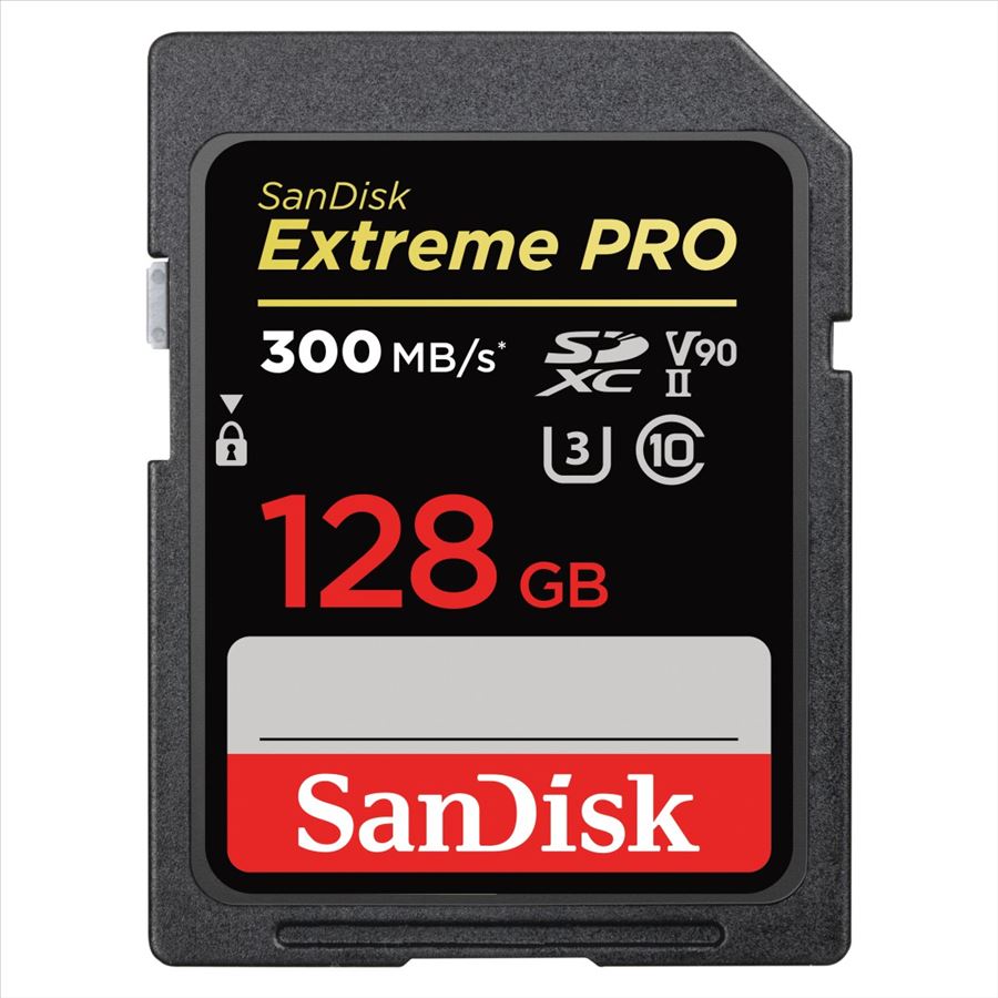 128GB Sandisk Extreme Pro SDHC UHS-II (SDSDXDK-128G-GN4IN / 121506)