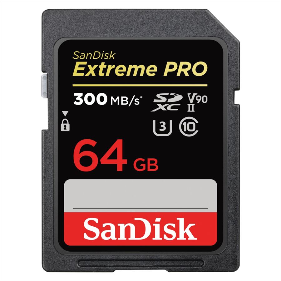 64GB Sandisk Extreme Pro SDHC UHS-II (SDSDXDK-064G-GN4IN / 121505)