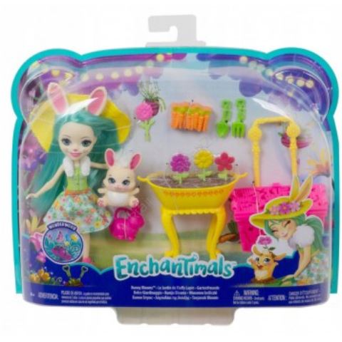 Mattel Enchantimals: Bunny Bloom baba kiegészítőkkel (GJX32GJX33)