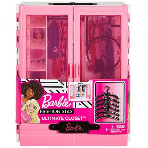 Mattel Barbie: Fashonista öltözőszekrény (GBK11)