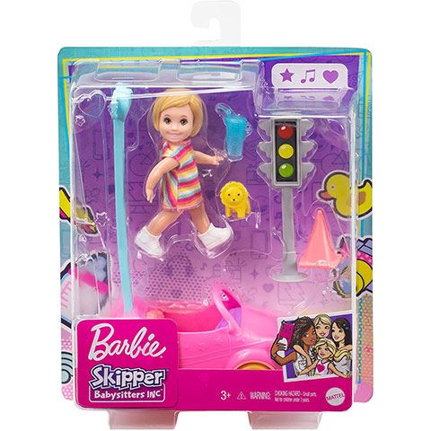 Mattel Barbie: Skipperbébiszitter kisautós játékszett  (FXG94GRP17)