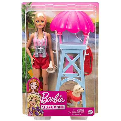 Mattel Barbie: Vízimentő karrier baba (GLM53GTX69)