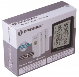 Bresser Temeo Hygro Quadro időjárás állomás fekete (73257)