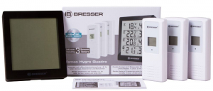 Bresser Temeo Hygro Quadro időjárás állomás fekete (73257)