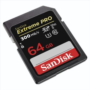 64GB Sandisk Extreme Pro SDHC UHS-II (SDSDXDK-064G-GN4IN / 121505)