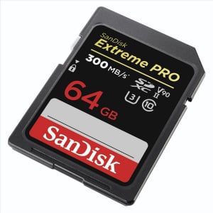 64GB Sandisk Extreme Pro SDHC UHS-II (SDSDXDK-064G-GN4IN / 121505)