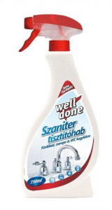 Well Done szaniter tisztító hab szórófejes 0,75l (31150056)