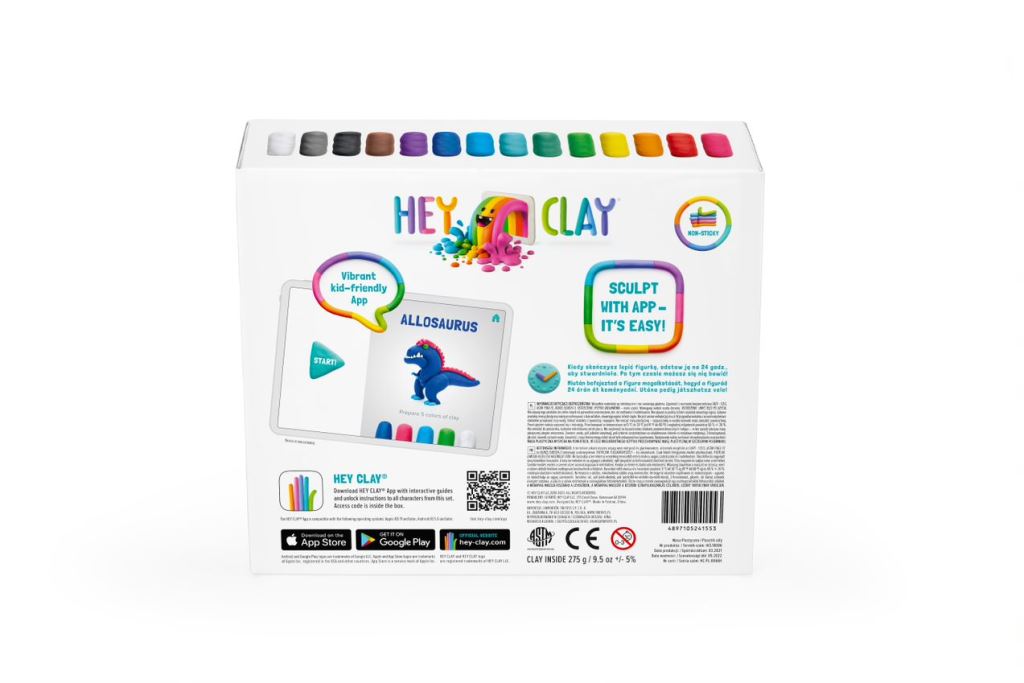 Hey Clay mega dinók gyurmakészlet nagy szett (HCL18006)