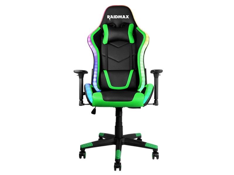 Raidmax Drakon ARGB gaming szék fekete-zöld (DK925GN)