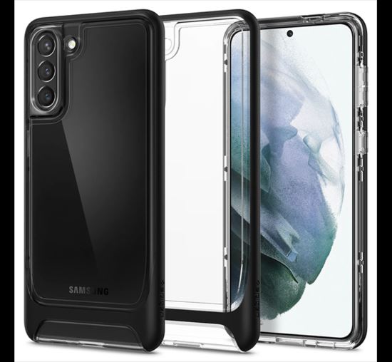 Spigen Neo Hybrid Crystal Samsung G996 Galaxy S21+ Black tok, fekete (ACS02394)