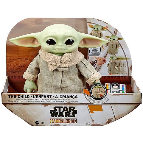 Mattel Star Wars: Interaktív Baby Yoda figura 30cm (GWD87)