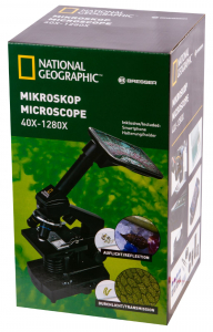 Bresser National Geographic 40x–1280x mikroszkóp okostelefon-adapterrel (72351)